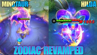 Revamped Zodiac Skin - Minotaur & Hilda Mobile Legends Revamped Zodiac