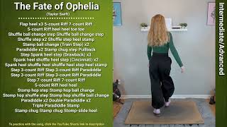 TAP DANCE TUTORIAL - THE FATE OF OPHELIA (Taylor Swift) - Intermediate/Advanced Choreography