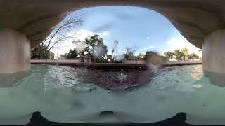 Green Library Fountain Stanford