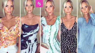 E5P EVERYTHING5POUNDS SUMMER DRESS HAUL TRY-ON HEAP AFFORDABLE DISCOUNT HIGHSTREET UK CLOTHES