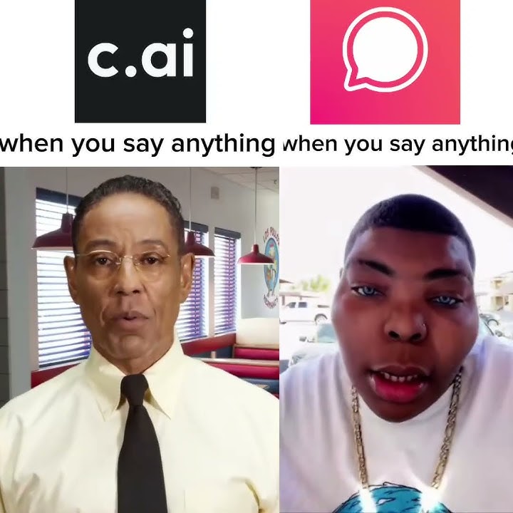 c.ai vs chai: when you say anything #memes #fypシ #meme #chai #characterai #cai