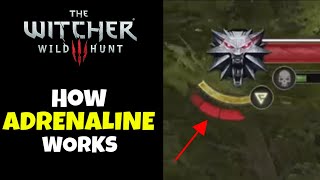 Witcher 3 How Adrenaline Works