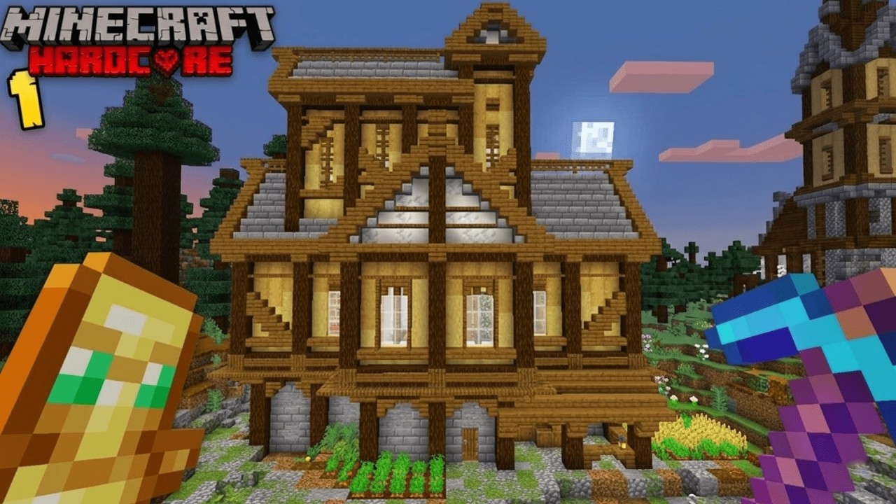 Minecraft'ın EN İYİ Hardcore Başlangıcını Yaptım !!