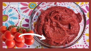 recette tomate concentrée. comment faire la tomate concentrée maison @bouillondesaveurs