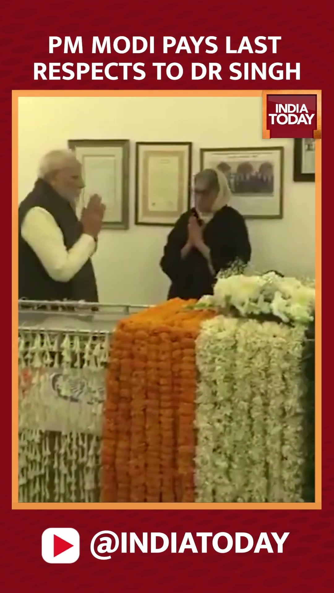 Former PM Dr Manmohan Singh: PM Modi Pays Last Respects To Late EX-PM DR Singh