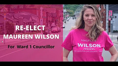 Re-elect Maureen Wilson  as Ward 1 Councillor, Cit...