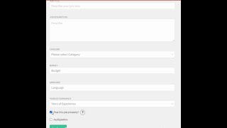 AutoSelect 'Post job Privately' from 'Hire Me' button screenshot 2