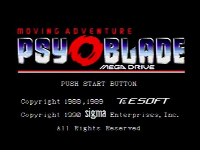 メガドライブ]サイオブレード / PSY O BLADE - YouTube