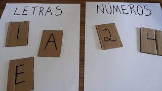 JOGO: DIFERENCIAR LETRAS E NÚMEROS screenshot 5