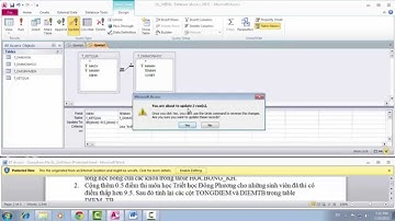 Hướng dẫn thực hành bài tập Access - Phần Update Query