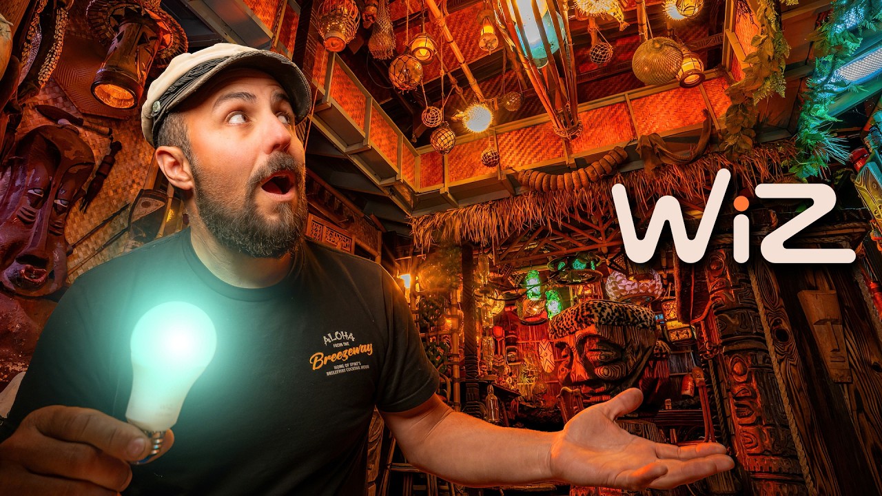 I Installed 36 Smart Bulbs in My Home Tiki Bar!