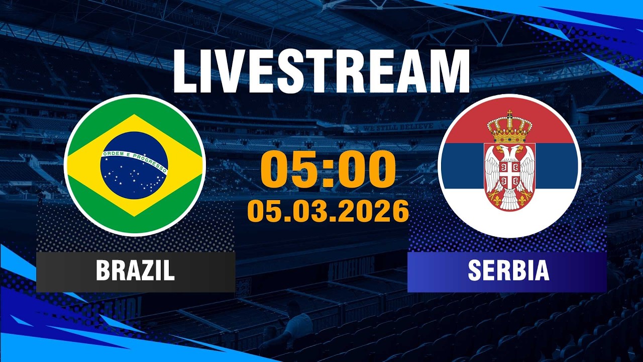 🔴 Brazil vs Serbia | Brazil Explodes with Stunning Goals