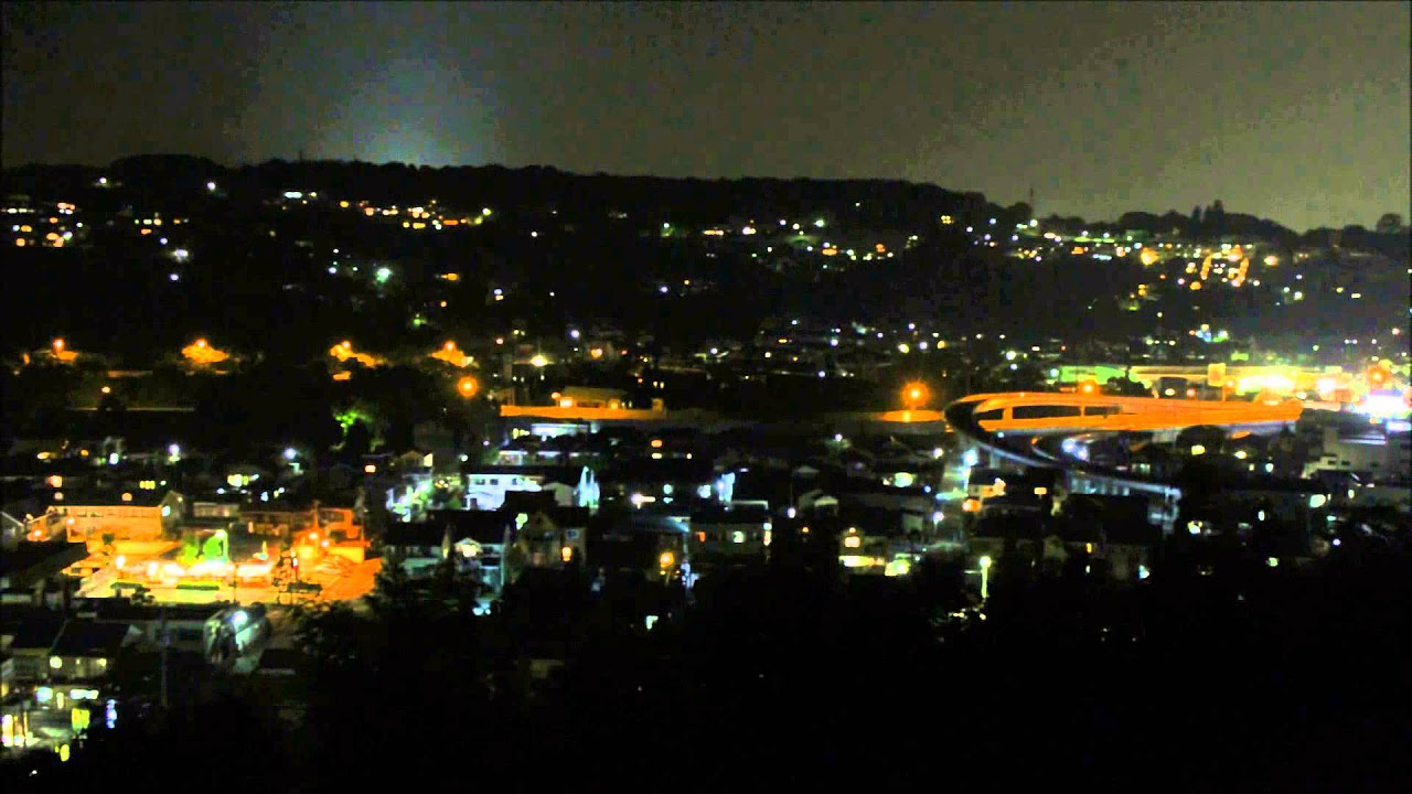 微速度撮影／小田原の夜景(一夜城跡) Time Lapse／Night View of