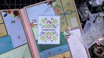 Spellbinders 2022 Crafty Advent Calendar! Opening Days 17-20 & Creating a Sweet Stenciled Card!