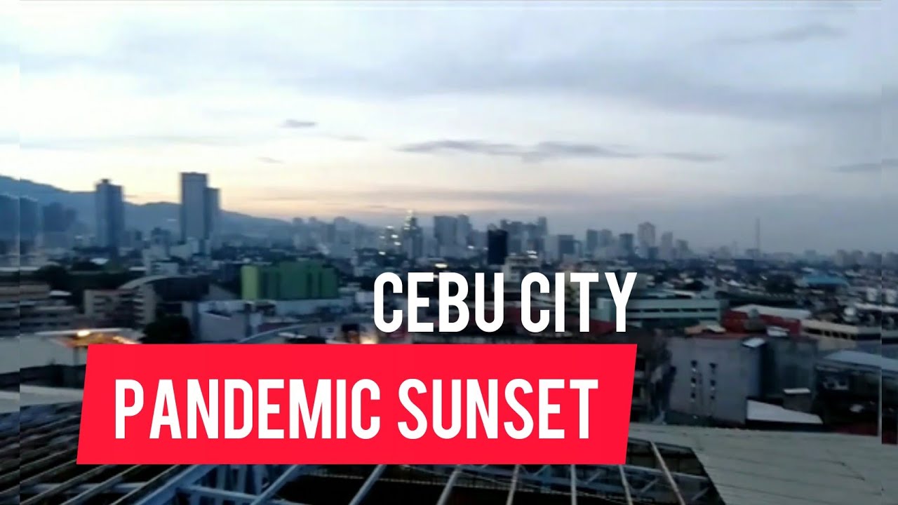 Pandemic Sunset at Cebu City July 2021 viewed at Luym Building