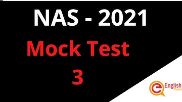 National Achievement Survey Mock Test - 3 | Objective English Grammar