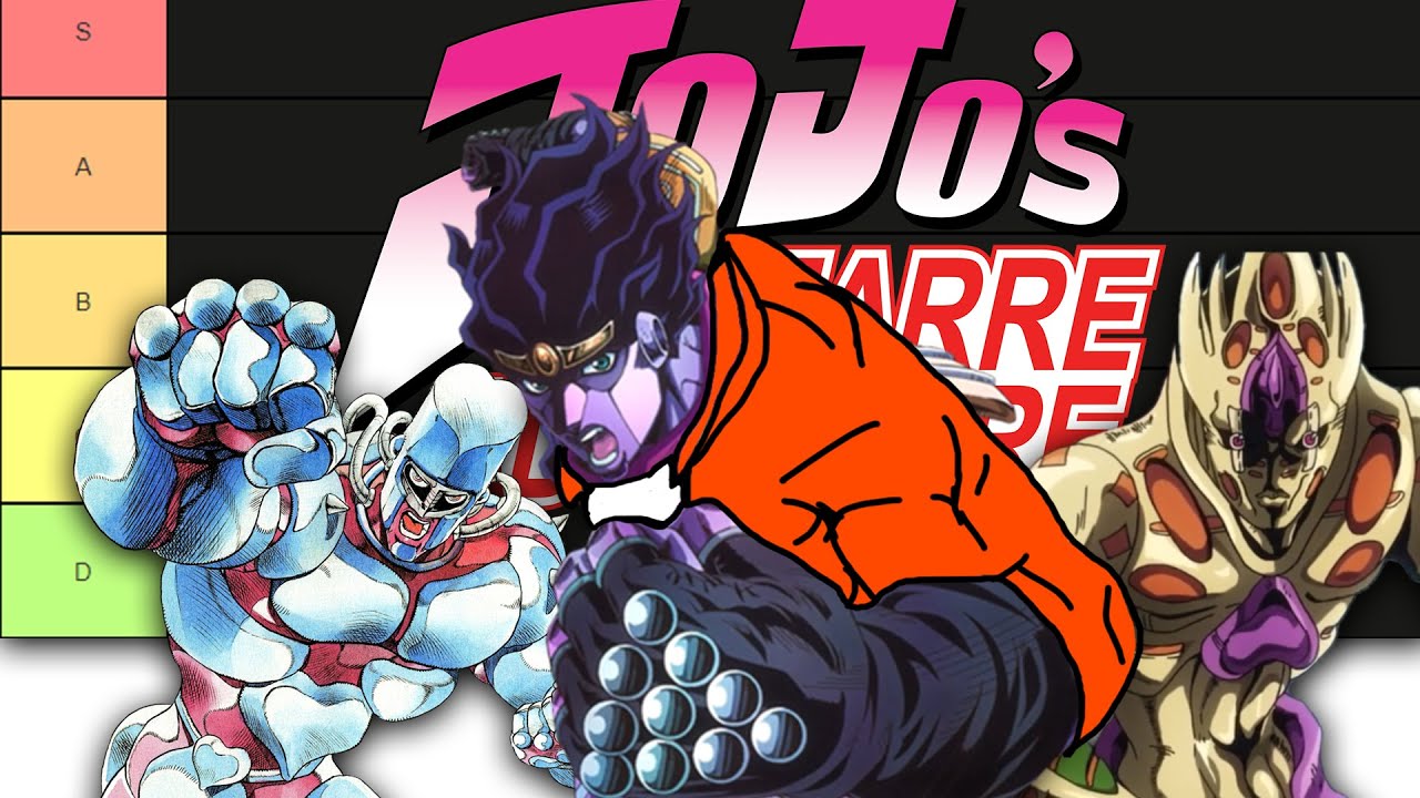 จัดอันดับสแตนโจโจ้ดีไซน์ถูกใจ : || สิงห์คะนองนา Tier list ||