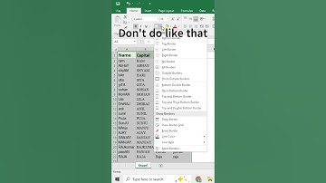 Excel Shortcut: Apply All Borders with ALT + H + B + A ⚡ | Excel Tips & Tricks #shorts