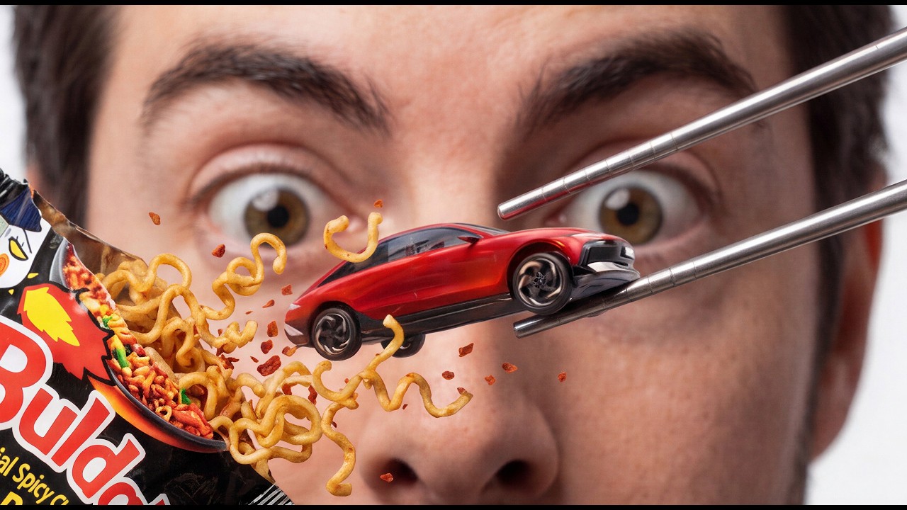 On a fait exploser une Hyundai hors d'un sachet de ramen (Breakdown CGI ...