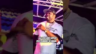 50 cent new superb performance in miami❤️ #rap #music #hiphop #gangstarr #50cent #audio #shorts