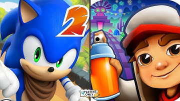 Sonic Dash 2: Sonic Boom Vs Subway Surfers [JAKE SERIOUS, MEXICO 2019!]