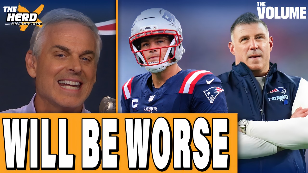 Why Vrabel & Maye's Patriots WILL REGRESS this season + Bears, Eagles | Colin Cowherd: HERD NFL