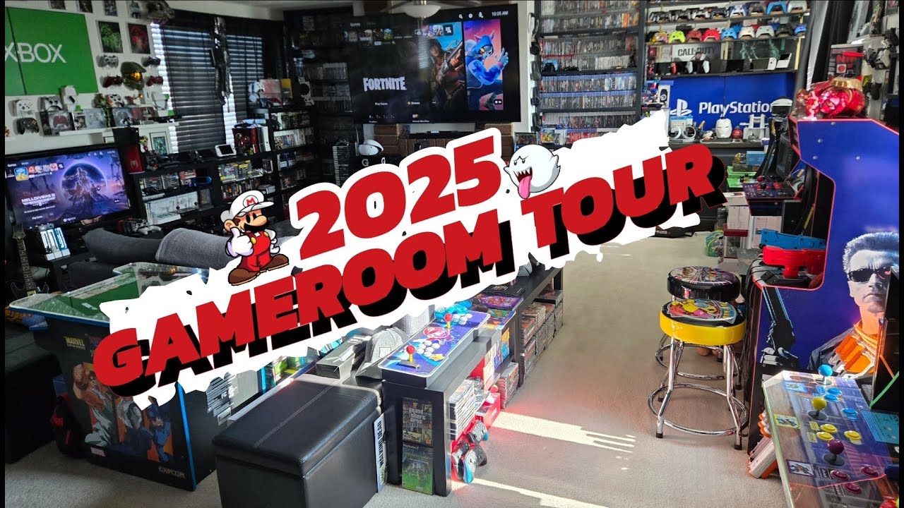 GAMEROOM TOUR 2025 - YouTube