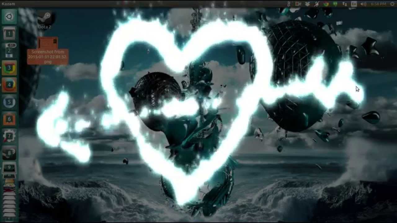 ubuntu lovesign firepaint...