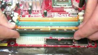 Building a Computer Part 1 Installing Ram