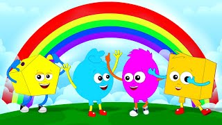Rainbow Color Song by Mr Baby & Learning Video for Children