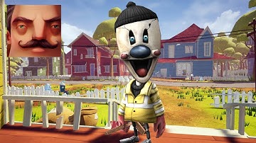 Hello Neighbor - New Neighbor Ice Scream 4 Mini Rod Janitor Act 2 Hole Gameplay Walkthrough