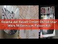 Reseña del Revell GmbH 06718 Star Wars Millennium Falcon Kit de Modelo, 1: 72 Escala