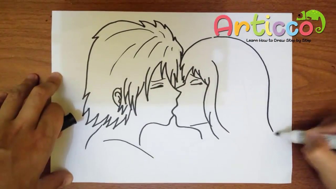 how to draw people making out! Drawing #Gintama #anime characters kiss