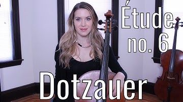Dotzauer - Étude/Exercise no. 6 for Violoncello, on baroque cello/period instruments/gut strings