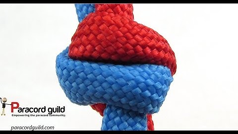 2 strand Matthew Walker knot