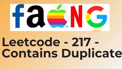 LeetCode 217 - Contains Duplicate | Python Solution