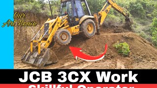 JCB 3CX Work / JCB Video/ Backhoe loader / Skillful Operator / Mitsubishi Tipper #jcb #jcbbackhoes