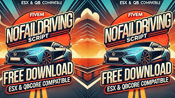 🚗 [FREE] NoFailDriving Script | Perfect Driving Experience for FiveM | ESX & QBCORE | MJ DEVELOPMENT