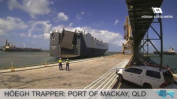 Höegh Trapper - Cargo operations in the Port of Mackay, North Queensland