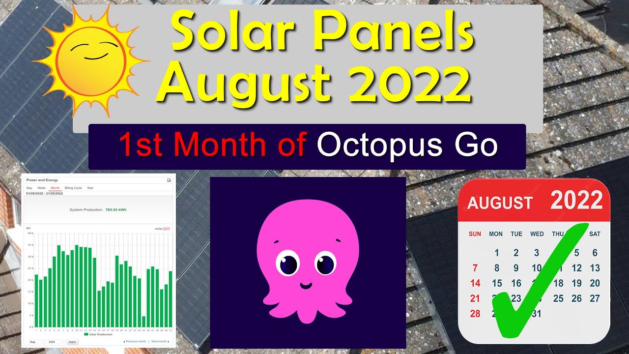 Solar Panel Production Update August 2022. My First Full Month on