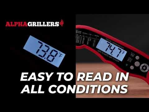 Alpha Grillers Instant Read Thermometer Review: Durable and Fast