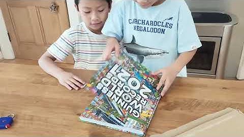 The Guinness World Records 2021! Amazon delivered our Guinness World Records 2021 book! Twins O&A