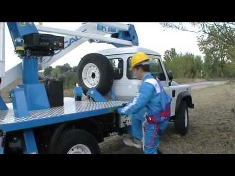 Plataforma aérea socage A314 LAND ROVER ESP 360p
