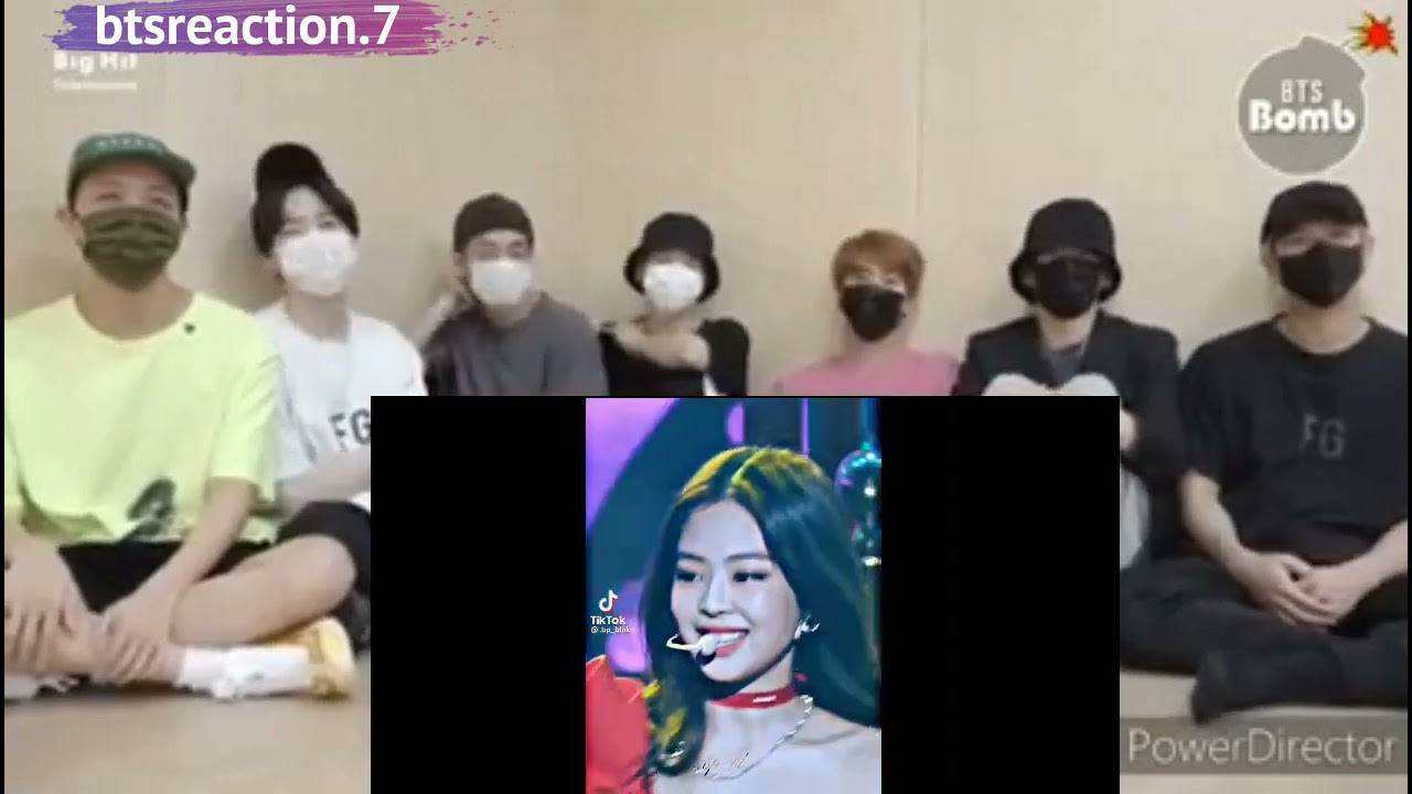 BTS REACTION TIKTOK BLACKPINK Part 7 (FANMADE) 🥵😍