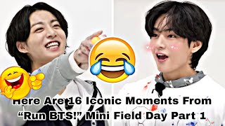 Here Are 16 Iconic Moments From Run Bts Mini Field Day Part 1