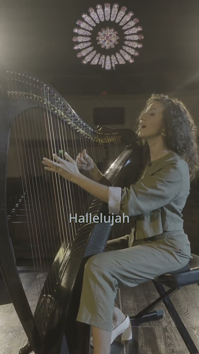 The Lord God Almighty reigns 🕊️• Full video on YouTube! • #worship #harp #peace #peaceful #AgnusDei