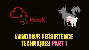 Windows Persistence Techniques P1 | Account Tampering | TryHackMe Windows Local Persistence P1