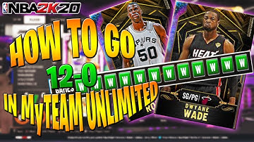 HOW TO GO 12-0 SUPER EASILY TO GET FREE GALAXY OPALS! WIN MORE OF YOUR MyTEAM UNLIMITED GAMES