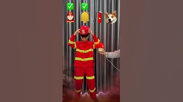 LNS - Lính Cứu Hoả giải cứu chó con 🧯🚒😍 Firefighter Dance Cover #shorts