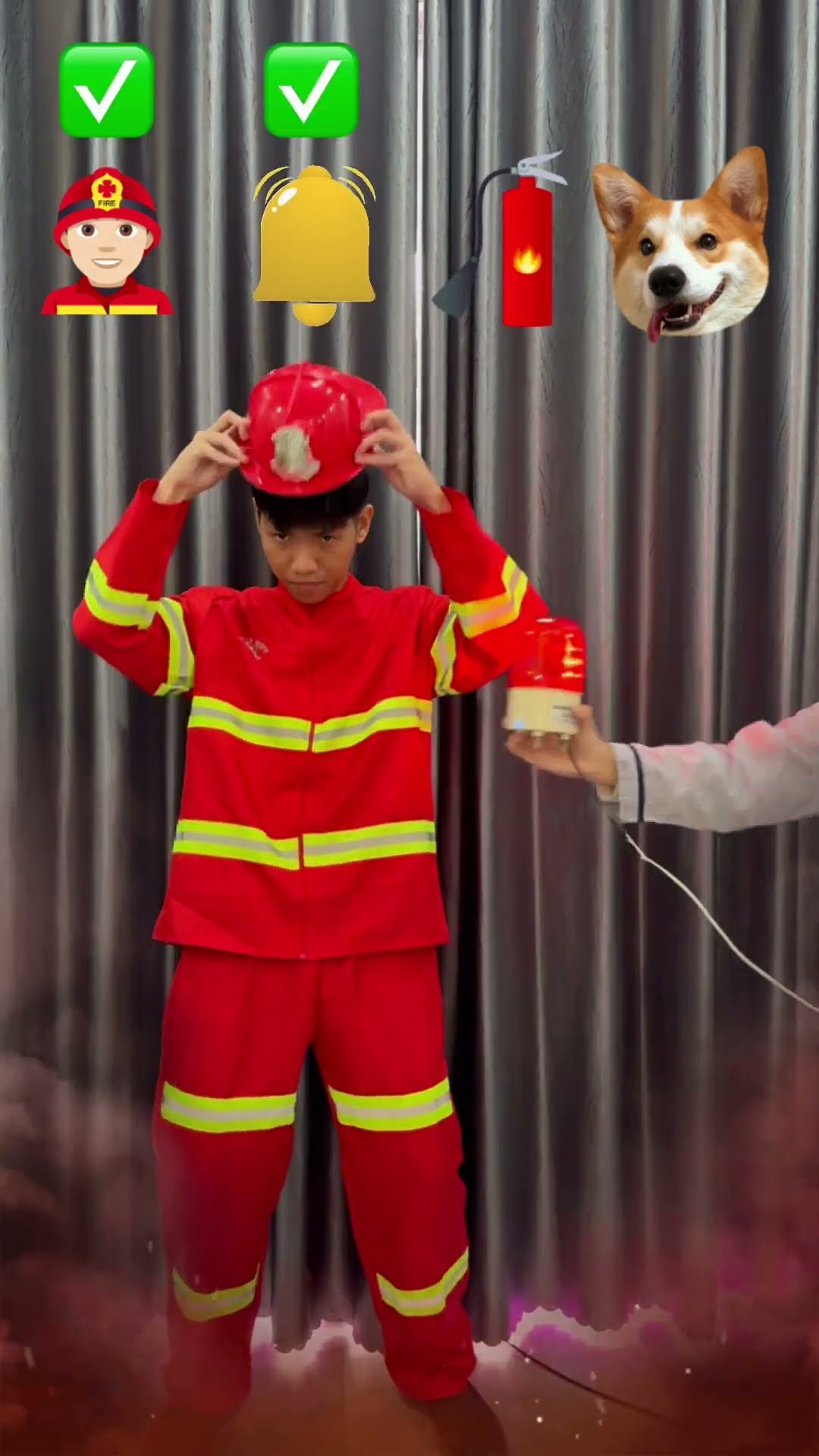 LNS - Lính Cứu Hoả giải cứu chó con ??? Firefighter Dance Cover #shorts